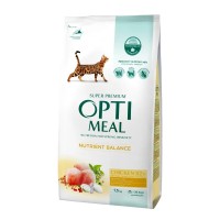 Optimeal Cat Chicken для кошек с мясом курицы 1.5 кг