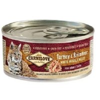 Влажный корм для кошек Carnilove Turkey Reindeer Cat Adult Индейка и северный олень 100 г (100562)