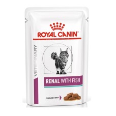 Royal Canin Renal Feline Fish Pouches для кішок з рибою 12х85 г