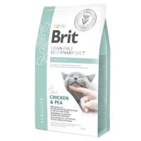 Brit VD Cat Struvite для кошек при мочекаменной болезни с курицей 2 кг