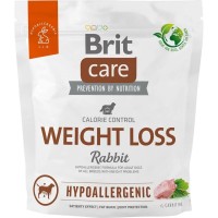 Brit Care Hypoallergenic Weight Loss Rabbit гипоаллергенный для собак с кроликом 1 кг