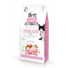 Brit Care Cat GF Sterilised Sensitive Rabbit для стерилізованих кішок з кроликом 400 г