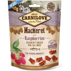 Ласощі для собак Carnilove Dog Crunchy Snack, скумбрія та малина 200 (100409/8875)