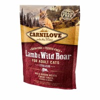 Carnilove Lamb Wild Boar Sterilised для стерилизованных кошек с ягненком и кабаном 400 г