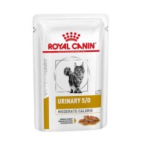 Royal Canin Urinary S/O Feline Moderate Calorie Pouches для кошек 12х85 г