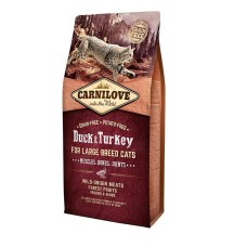 Carnilove Duck Turkey Large Breed для кошек крупных пород с уткой и индейкой 2 кг