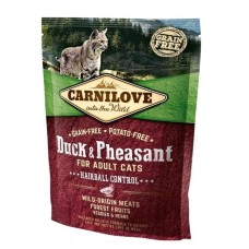 Carnilove Duck Pheasant Hairball Control для кошек с уткой и фазаном 400 г