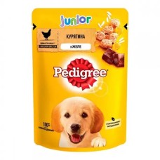Pedigree junior Сhicken пауч для щенков с курицей в желе 24*100 г