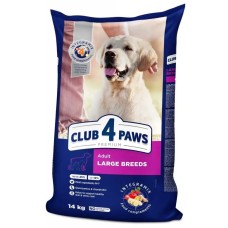 Клуб 4 Лапы Premium Large 14 кг сухой корм для собак крупных пород с курицей