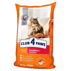 Клуб 4 Лапи Premium Hairball Control для кішок 14 кг
