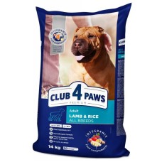 Клуб 4 Лапы Premium Lamb Rice 14 кг сухой корм для собак всех пород с ягненком