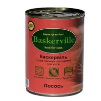Влажный корм Baskerville для кошек с лососем 400 г