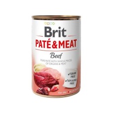 Влажный корм Brit Pate Meat Dog для собак паштет с говядиной 400 г