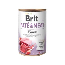 Влажный корм Brit Pate Meat Dog для собак паштет с ягненком 400 г