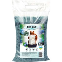 Наполнитель для кошачьего туалета Top Cat Tofu соевый Черника 6 л
