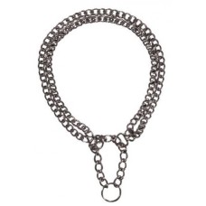 Ошейник Trixie Semi-Choke Chain для собак двухрядный хромированный 2 мм, 40 см (2242)