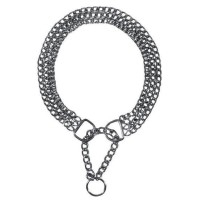 Нашийник Trixie Semi-Choke Chain для собак трирядний хромований, 45 см (2265)