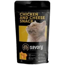 Лакомство для котов Savory Snack Chicken and Cheese, 60 г (31461)