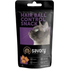 Лакомство для котов Savory Snack Hair-ball для выведения шерсти, 60 г (31485)