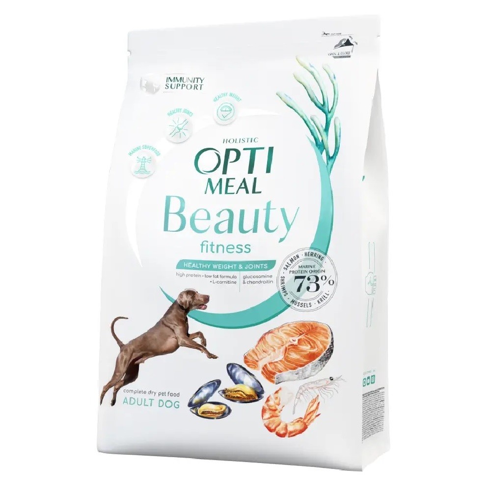 Optimeal Dog Beauty Fitness для собак підтримки здоров'я суглобів 4 кг