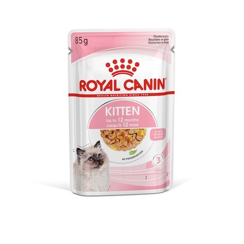 Royal Canin Kitten Instinctive у желе для кошенят 12x85 г