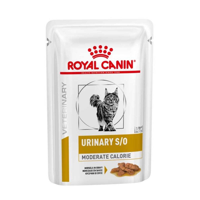 Royal Canin Urinary S/O Feline Moderate Calorie Pouches для котів 12х85 г