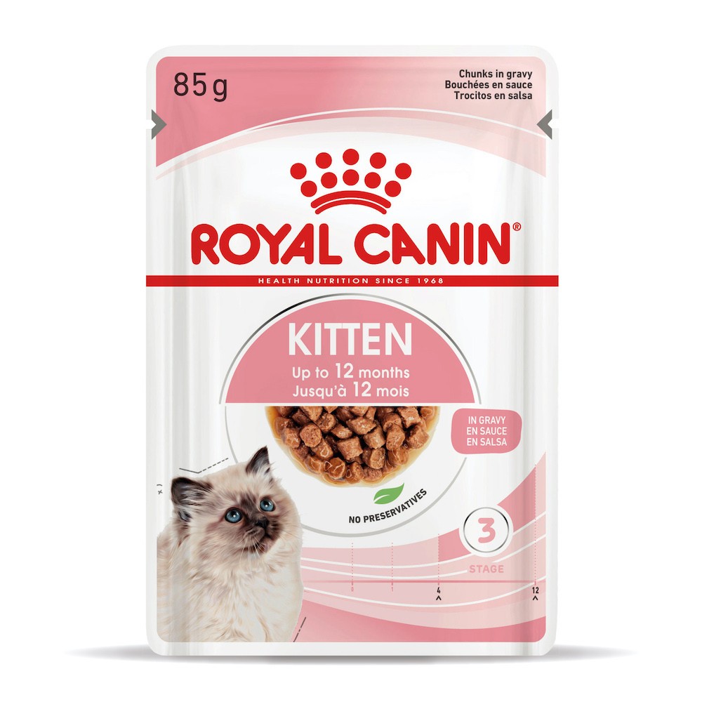 Royal Canin Kitten Instinctive Gravy для кошенят у соусі 12х85 г