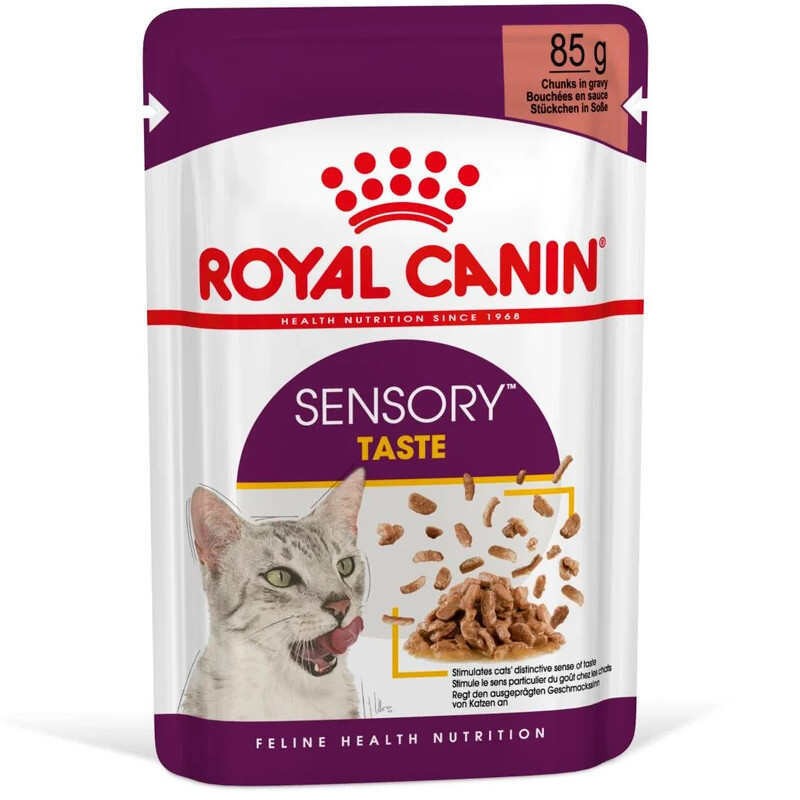 Royal Canin Sensory Taste in Gravy в соусі для котів 12х85 г