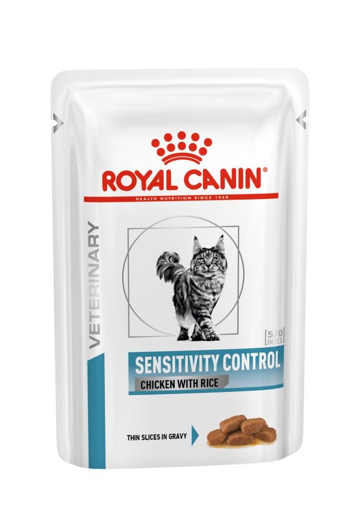 Royal Canin Sensitivity Control Pouches для кішок при харчових алергіях 12х85 г