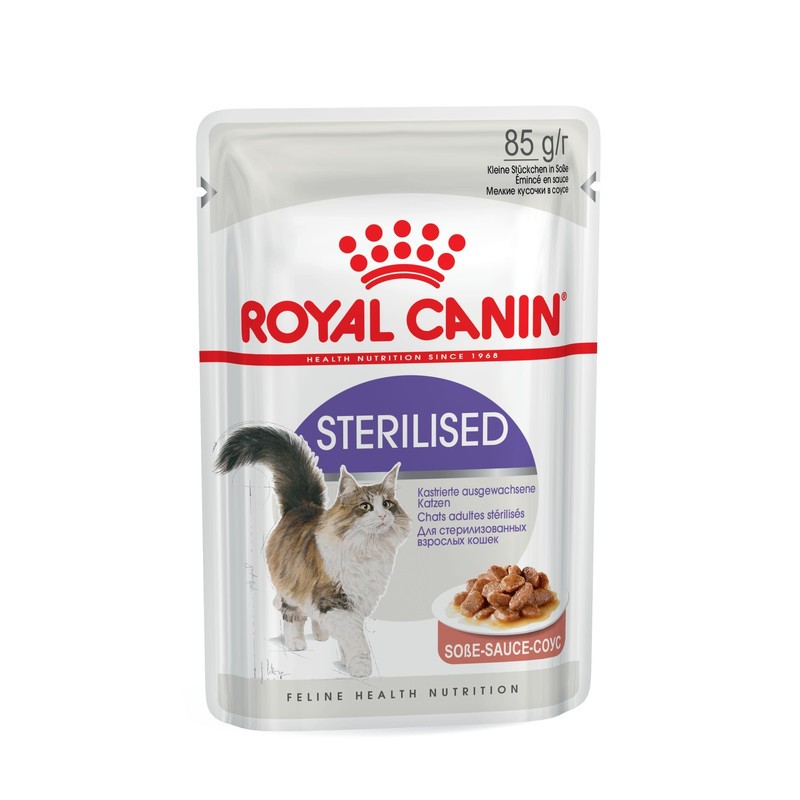 Royal Canin Sterilised Sauce у соусі для стерилізованих кішок 12х85 г