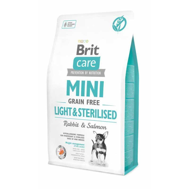 Brit Care Mini GF Light Sterilised для стерилізованих собак 2 кг