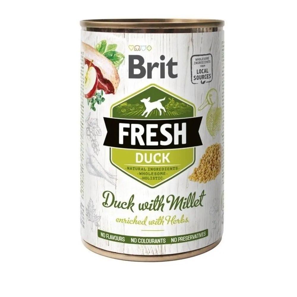 Brit Fresh Duck Millet з качкою та пшоном 400 г