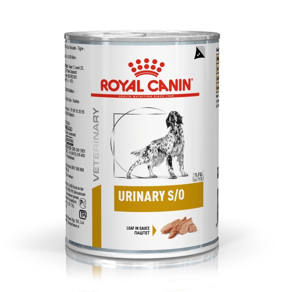 Royal Canin Urinary S/O Cans для собак 12x410 г