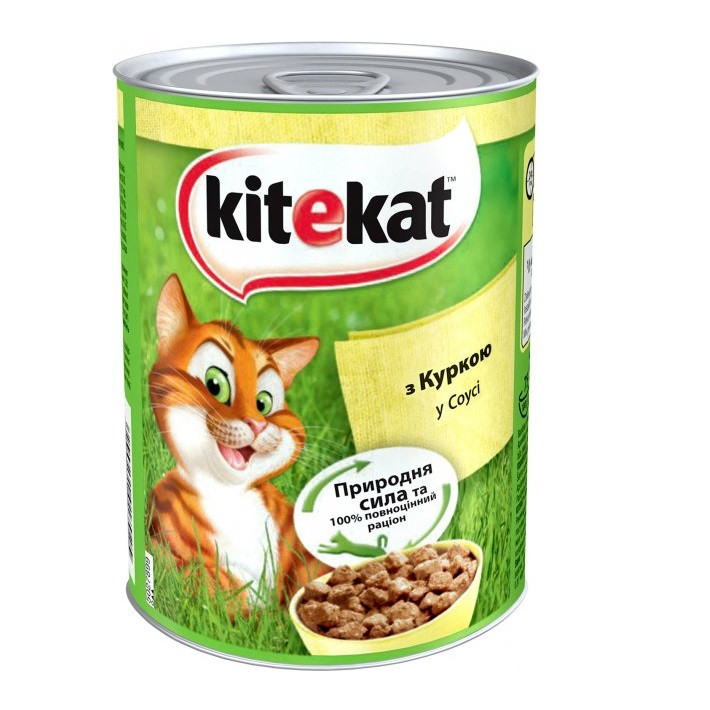 Kitekat консерви з куркою у соусі 400 г