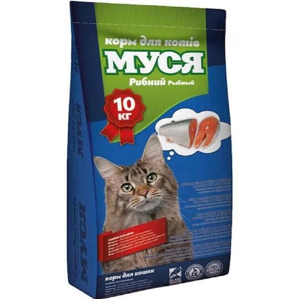 Муся Рыба для кошек 10 кг