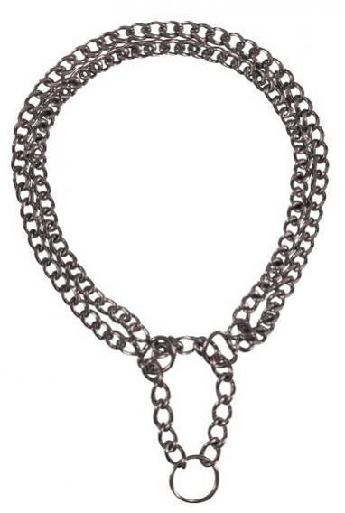 Ошейник Trixie Semi-Choke Chain для собак двухрядный хромированный 2 мм, 40 см (2242)