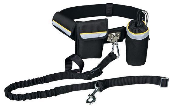 Поводок Trixie Waist Belt with Leash для собак с поясом, нейлон, 1-1,35 м (1275)