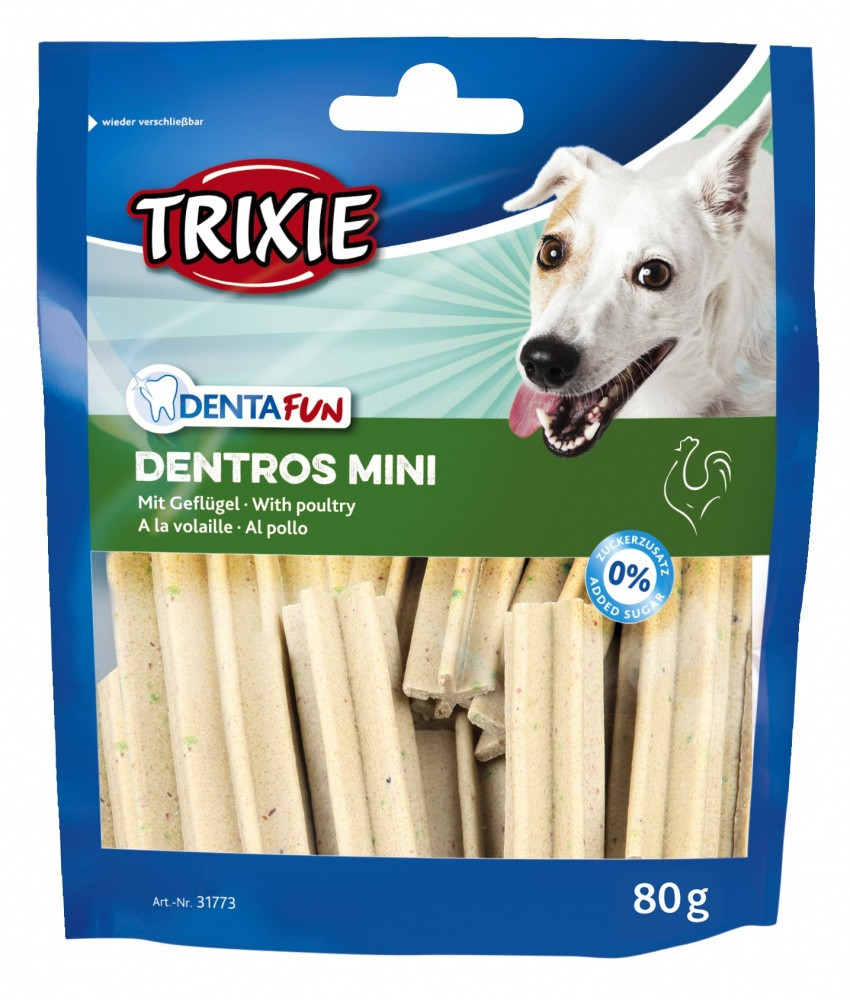 Ласощі Trixie Dentros Mini для собак жувальні, з куркою, 60 г (31773)