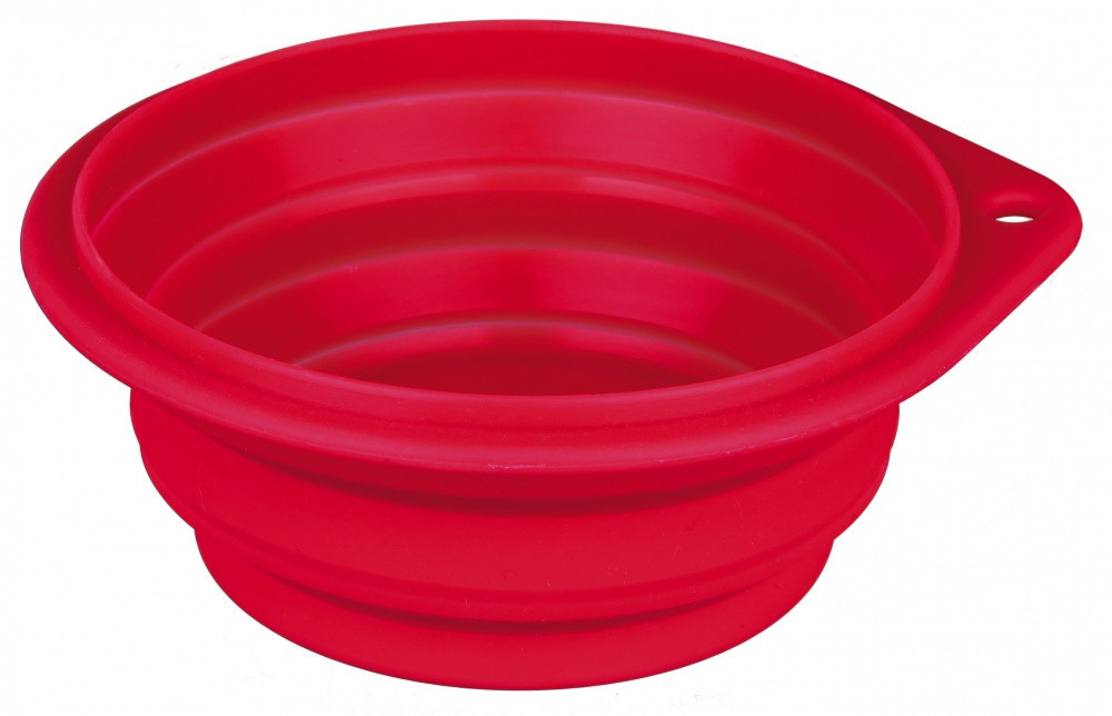 Миска Trixie Travel Bowl для собак дорожная, силикон, 0.25 л (25010)