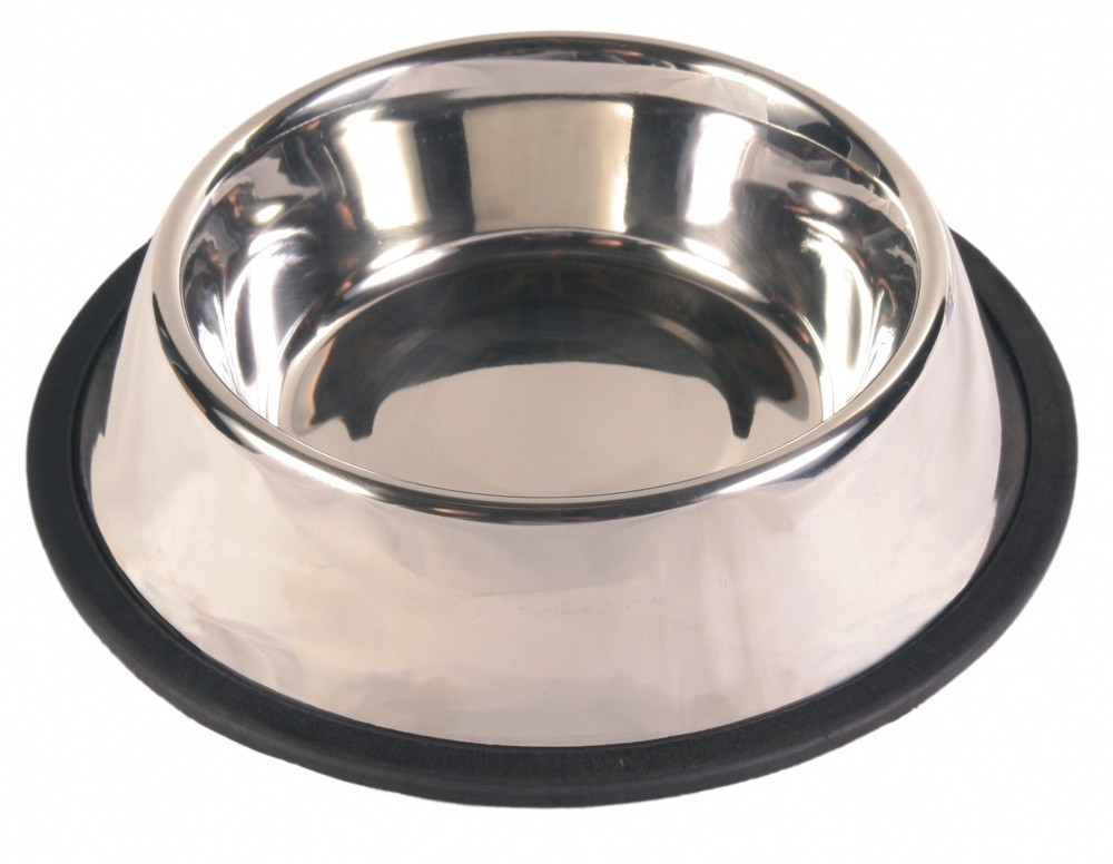 Миска Trixie Stainless Steel Bowl для собак, нержавеющая сталь, 1.8 л (24854)