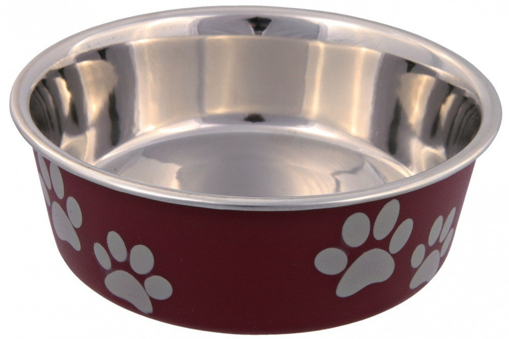 Миска Trixie Stainless Steel Bowl для собак, нержавеющая сталь, 0.25 л (25241)