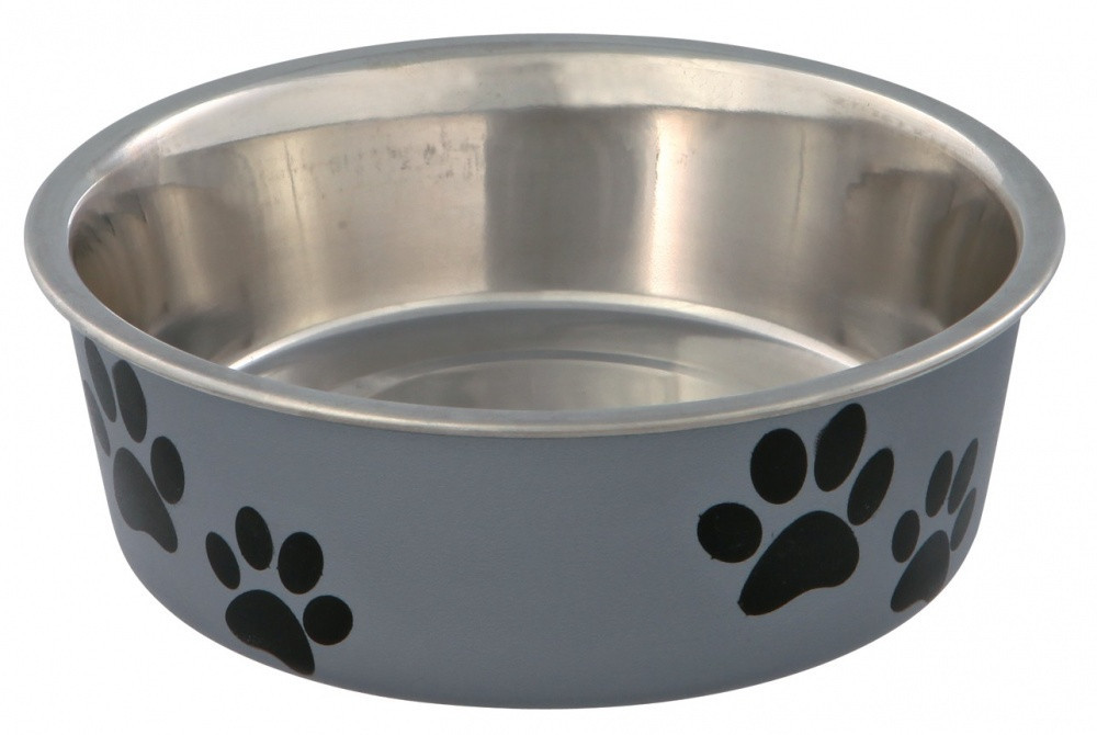 Миска Trixie Stainless Steel Bowl для собак, нержавеющая сталь, 0.25 л (25241)