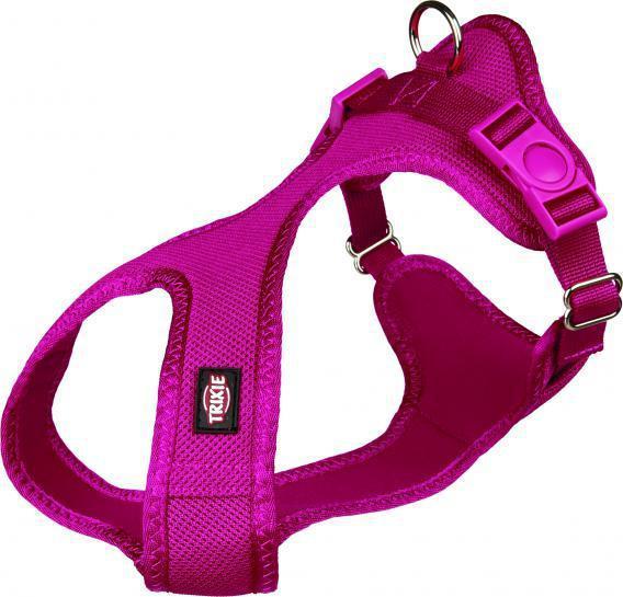 Шлея Trixie Comfort Soft Touring Harness для собак нейлоновая, 25-35 см фуксия (16248)