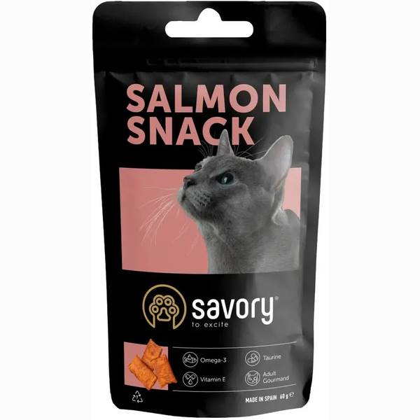 Лакомство для котов Savory Snack Salmon с лососем, 60 г (31454)